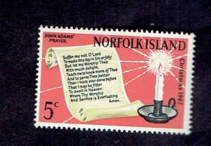 NORFOLK ISLAND SCOTT#115 1967 5c CHRISTMAS - MNH