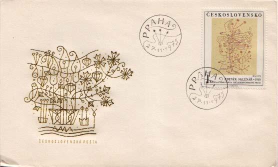 Czechoslovakia, First Day Cover, Art