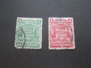 Rhodesia 1904 Sc 59-60 FU