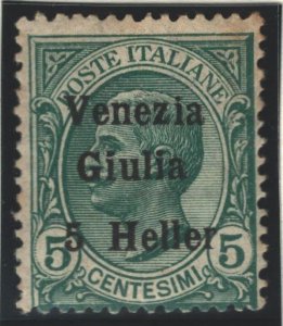 Austria Sc#N31 MH - some toning