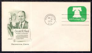 US Gerald Ford Sworn in as President 1974 Artmaster Cover