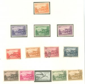 Norfolk Island #1-12 Used Single (Complete Set) (Reprint)