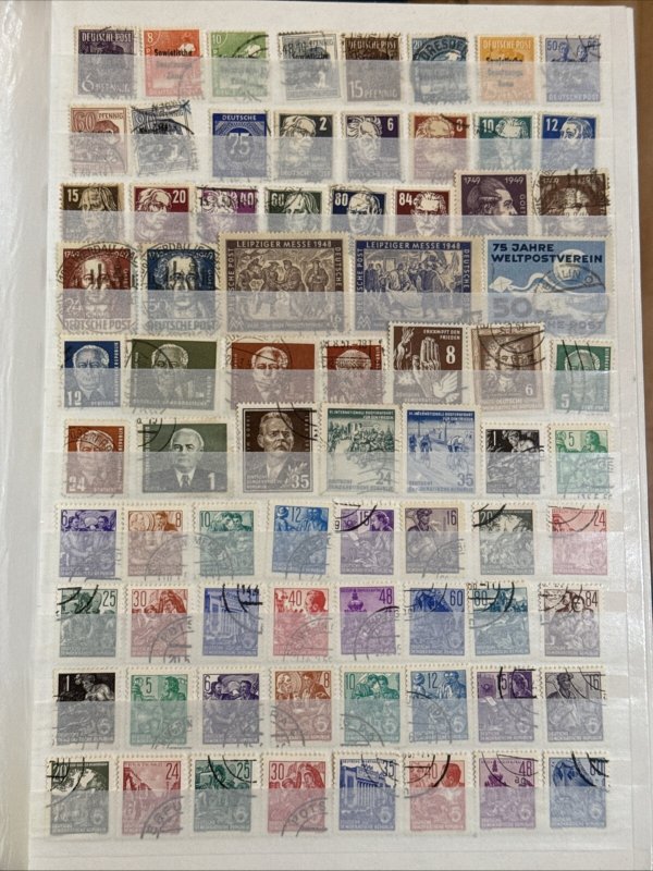 307 German Democratic Republic DDR, GDR Used Stamps SCV $95+