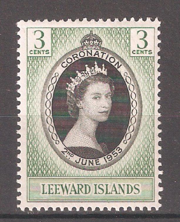 Leeward Islands 1953,QEII Coronation Issue,Sc 132,VF MLH*