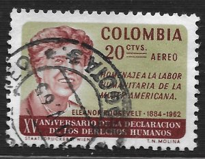 Colombia #C462 20c Eleanor Roosevelt