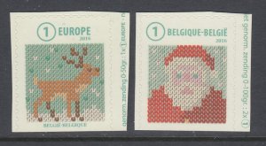 Belgium 2816-2817 Christmas MNH VF