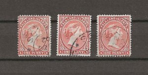 FALKLAND ISLANDS  1891/1902 SG 44 Shades USED