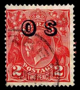 1932 AUSTRALIA #O3 OFFICIAL - WMK 203 - USED - F/VF - CV$13.00 (ESP#2214)