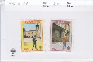 San Marino 1195-6 mnh