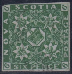 CANADA NOVA SCOTIA Sc 5 DARK GREEN USED SCV$2,250 