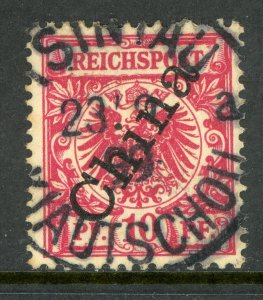 China 1898 Germany 10 Pfenning Michel 3 II (Sc #3) Kiautschou X166