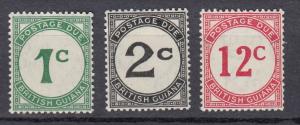 British Guiana - 1940/1955 Postage Due stamp lot - MH (2163)