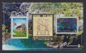 New Zealand Best of 2015 Souvenir Sheet MNH