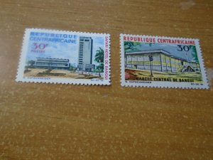 Central African Republic  #  79-80  MNH