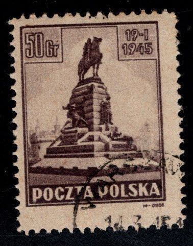 Poland Scott 357 Used  stamp