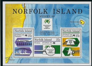 Norfolk Is 439a MNH 1988 SYDPEX 88 (ak3338)