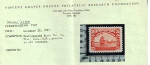 Newfoundland #61 - #74 Extra Fine Never Hinged Fresh Set