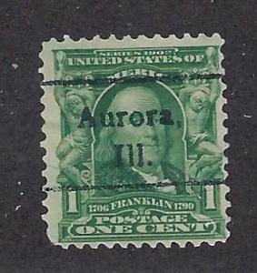 US Precancels 300 Aurora, IL