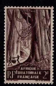 French Equatorial Africa Scott 175 MH* stamp