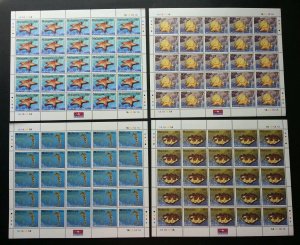 Marine Life V Malaysia 2001 Coral Fish Underwater Shell (sheetlet) MNH *rare