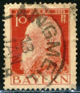 GERMANY-BAVARIA, #79 - USED - 1911 - GER375