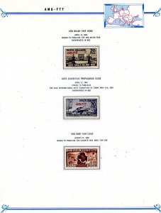 AMG Free Territory of Trieste (FTT) Scott 70-71 and 81 MNH