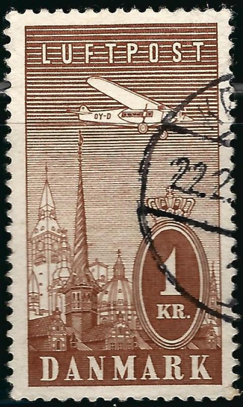 Denmark Sc C10 F-VF Used...Grab a Bargain!