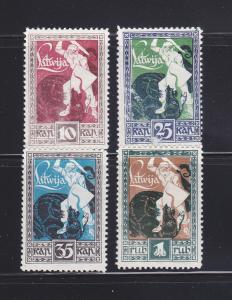 Latvia 64-67 Set MH Warrior Fighting Dragon