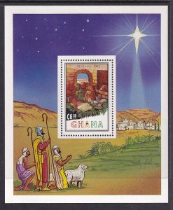 Ghana 821 Christmas Souvenir Sheet MNH VF