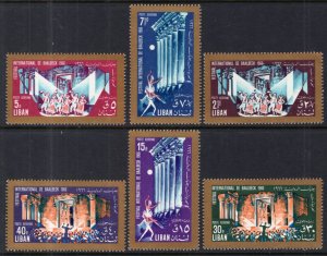 Lebanon C463-C468 MNH VF