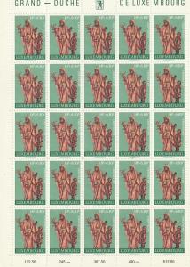 B282-B286 Luxembourg Semi-Postal Mint OGNH sheets of 25