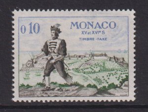 Monaco  #J60 MNH  1960   Postage Due .  messenger  10c