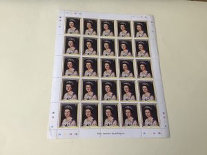 Queen Elizabeth 11 Barbuda  Dollar mint never hinged stamps sheet Ref 55179