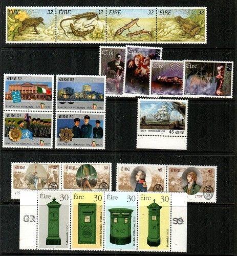 Ireland Scott 982a // 1168 Mint NH sets (Catalog Value $49.50)