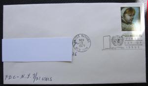 UN #224 FDC Addressed (Non Cacheted) L10