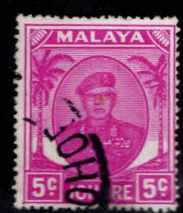 MALAYA-Jahore Scott 134 Used