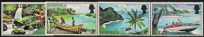 Dominica 316-319 Mint VF NH