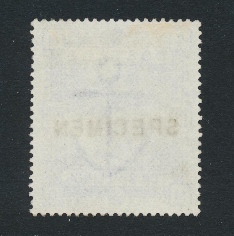 GB 1883-4, SG#183s 10sh ULTRAMARINE SPECIMEN TYPE ll, VF MLH (SEE BELOW)