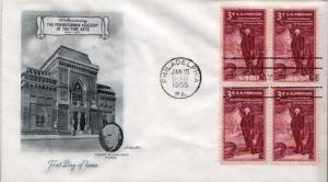 United States, First Day Cover, Pennsylvania, Art