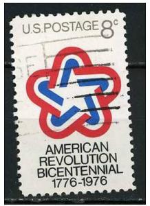 USA 1971 Scott 1432 used,  American Revolution Bicentennial 