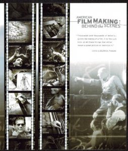 US #3772, 37c American Film Making, Sheet-VF mint never hinged, fresh   STOCK...