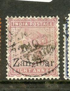 ZANZIBAR (P1210B) QV ON INDIA  SG14B  VFU