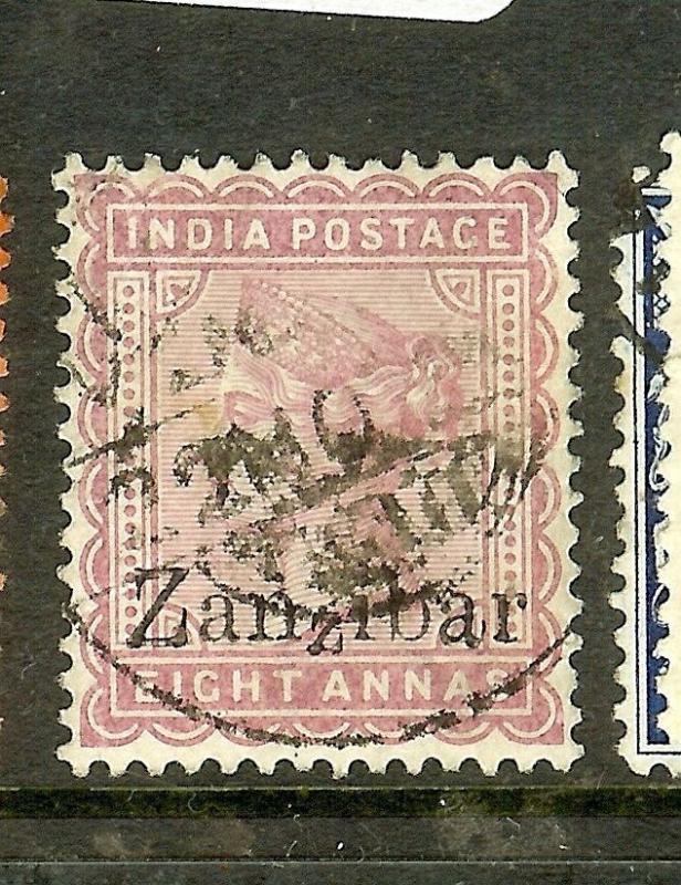 ZANZIBAR (P1210B) QV ON INDIA  SG14B  VFU