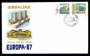 Gibraltar 499-500 Europa U/A FDC