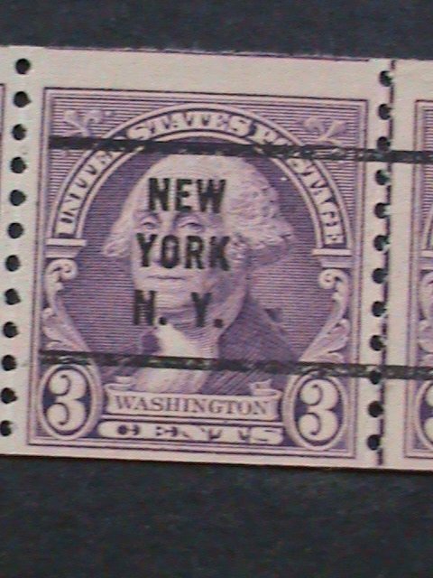 ​UNITED STATES 1932 SC#721 90 YEARS OLD-WASHINGTON  PRECANEL COIL STRIP VF