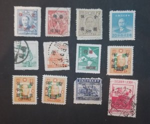 CHINA Vintage Used Unused MH Stamp Lot zz370