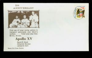 Space Cover, 5th Anniversary, Apollo XV