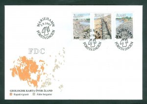 Aland. FDC 1993. Geological. The Aland Bedrock. Sc. # 45-49-52