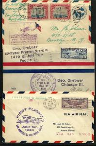 (3) First Flight Covers -Set #313 - See Description for Info