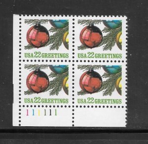 #2368 MNH Plate Block